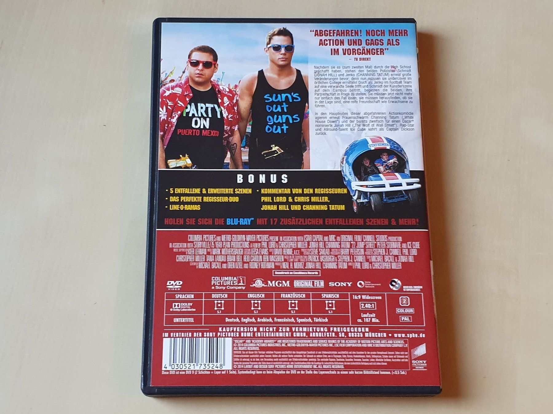 Tutti i DVDs: 22 Jump Street – Usato da Stansstad venduto da collectorsshop 1