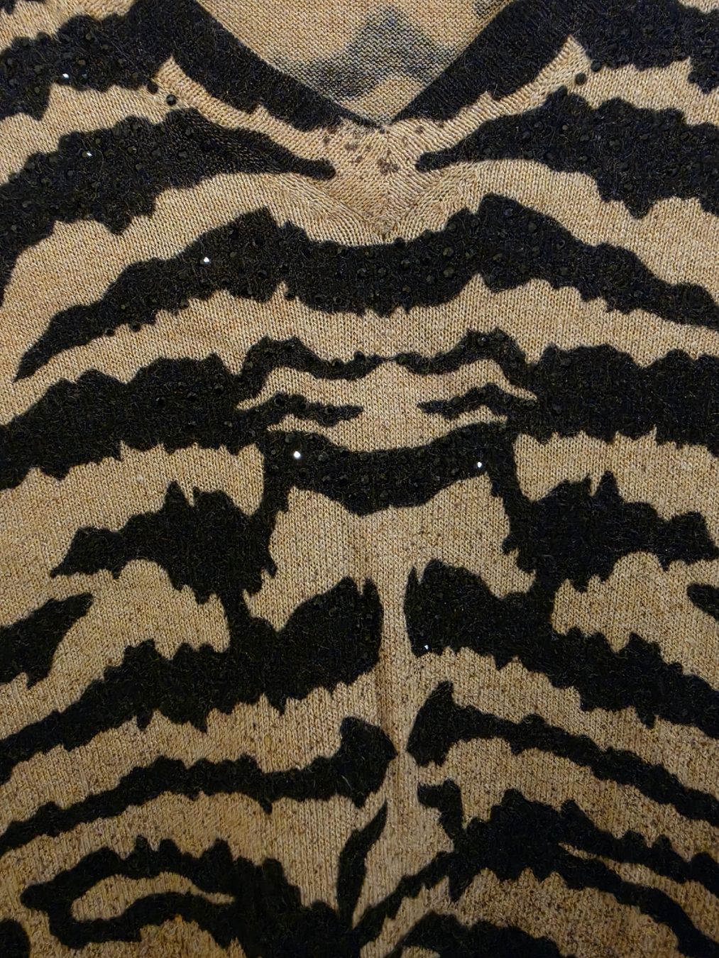 Gerry Weber Pullover & Sweatshirts: GERRY WEBER Feinstrick-Pullover Tiger-Print ca. Gr. S – Neu (gemäss Beschreibung) aus Zofingen von stm_dl82 1