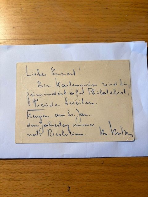 Cartoline postali: Postkarte Deutschland 1934 – Usato da Seon venduto da retep012 1