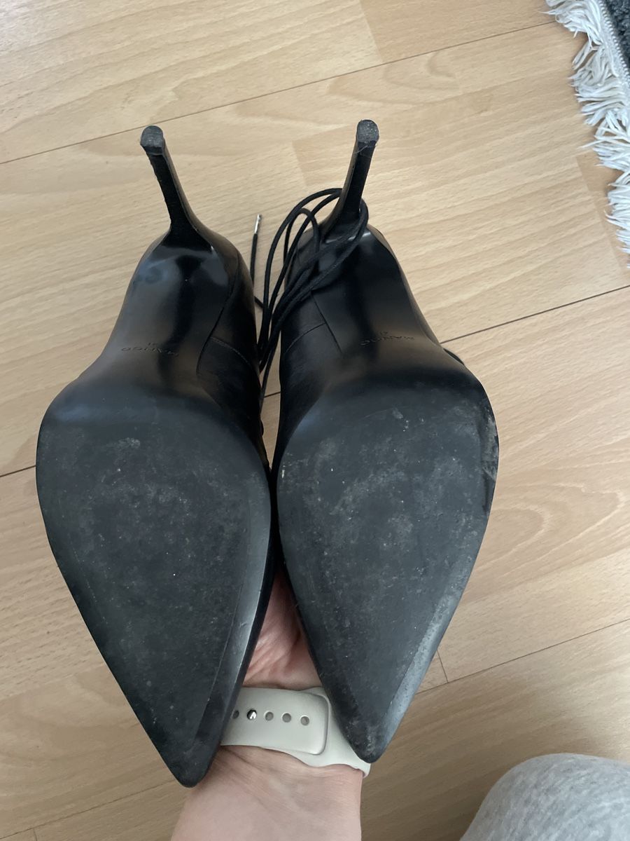 Mango Scarpe da donna: Decolleté nere con lacci, taglia 41 – Usato da Bellinzona venduto da remarema 4