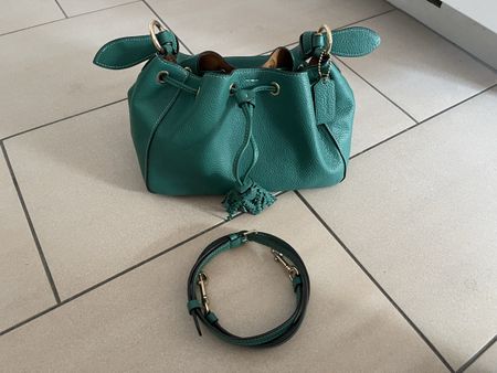Coach Bucket Bag Smaragdgrün Top Zustand wie Neu!