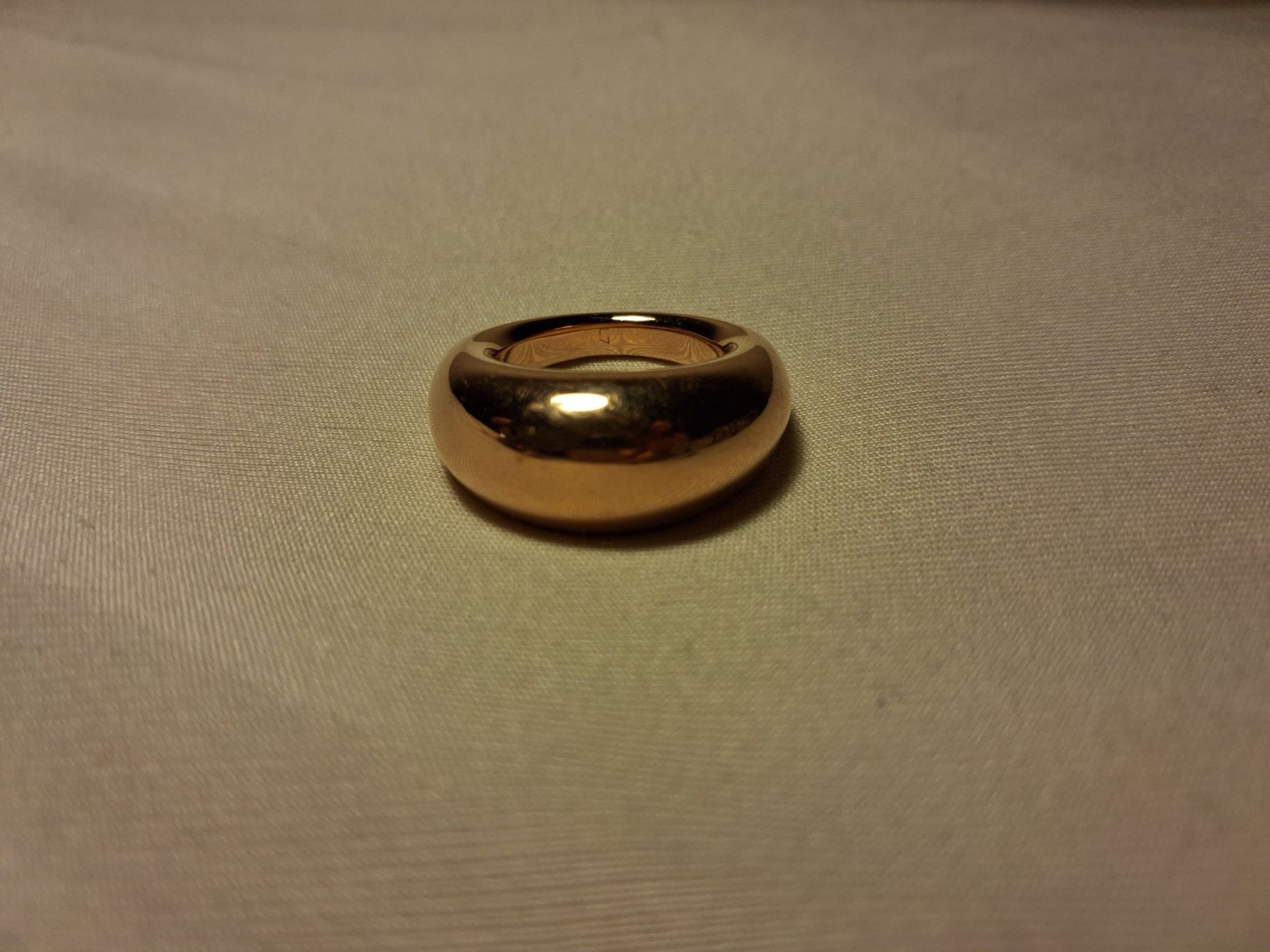 Calvin Klein Anelli: Bague Calvin Klein dorée (taille 52-53) – Usato da Genève venduto da Ivlo 1