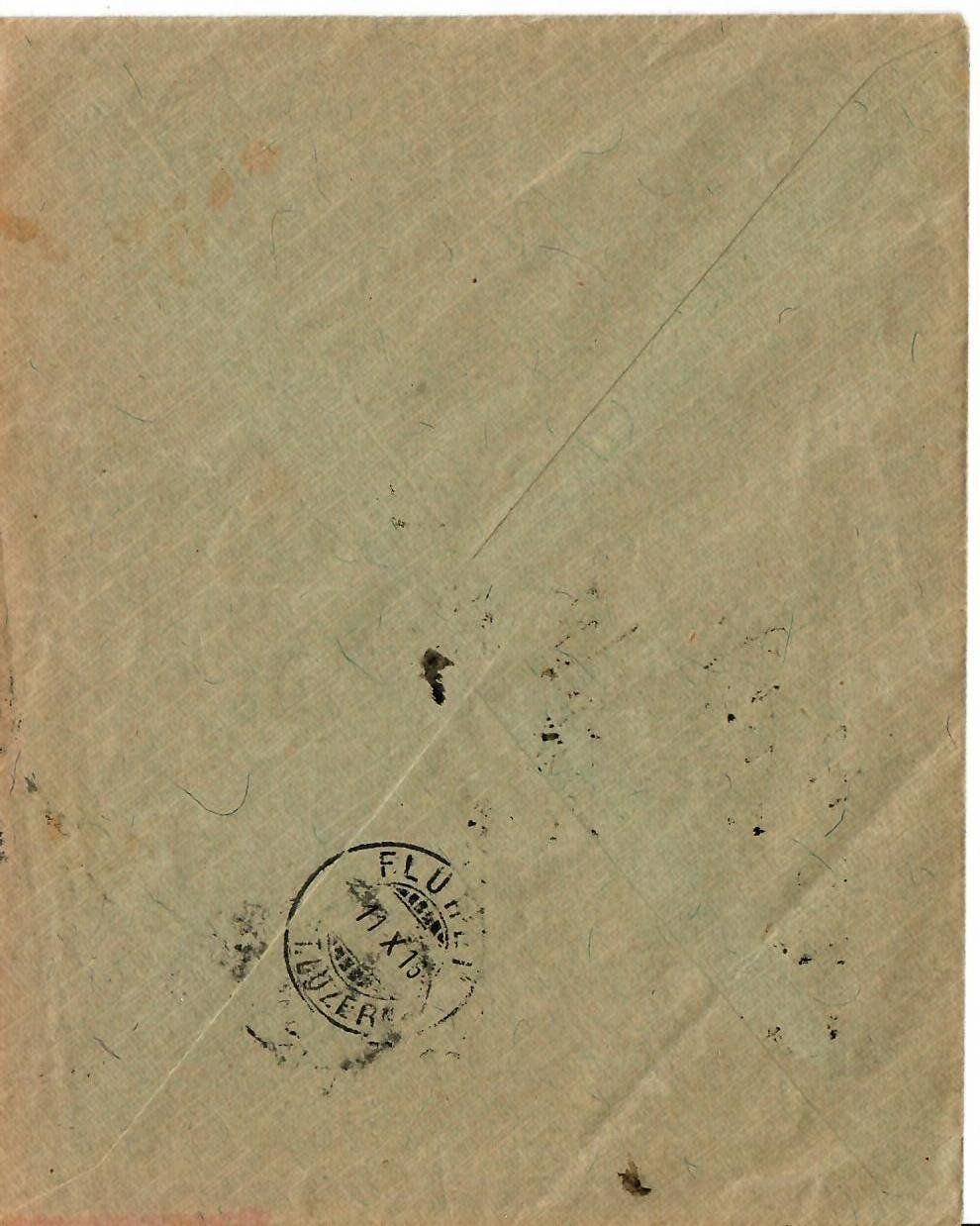 Tutti i francobolli: Brief, G.Metz Basel 1916 – Usato da Hochdorf venduto da Ziegel-16 1
