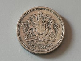 1 Pound (una sterlina) del Regno Unito, coniata nel 1983