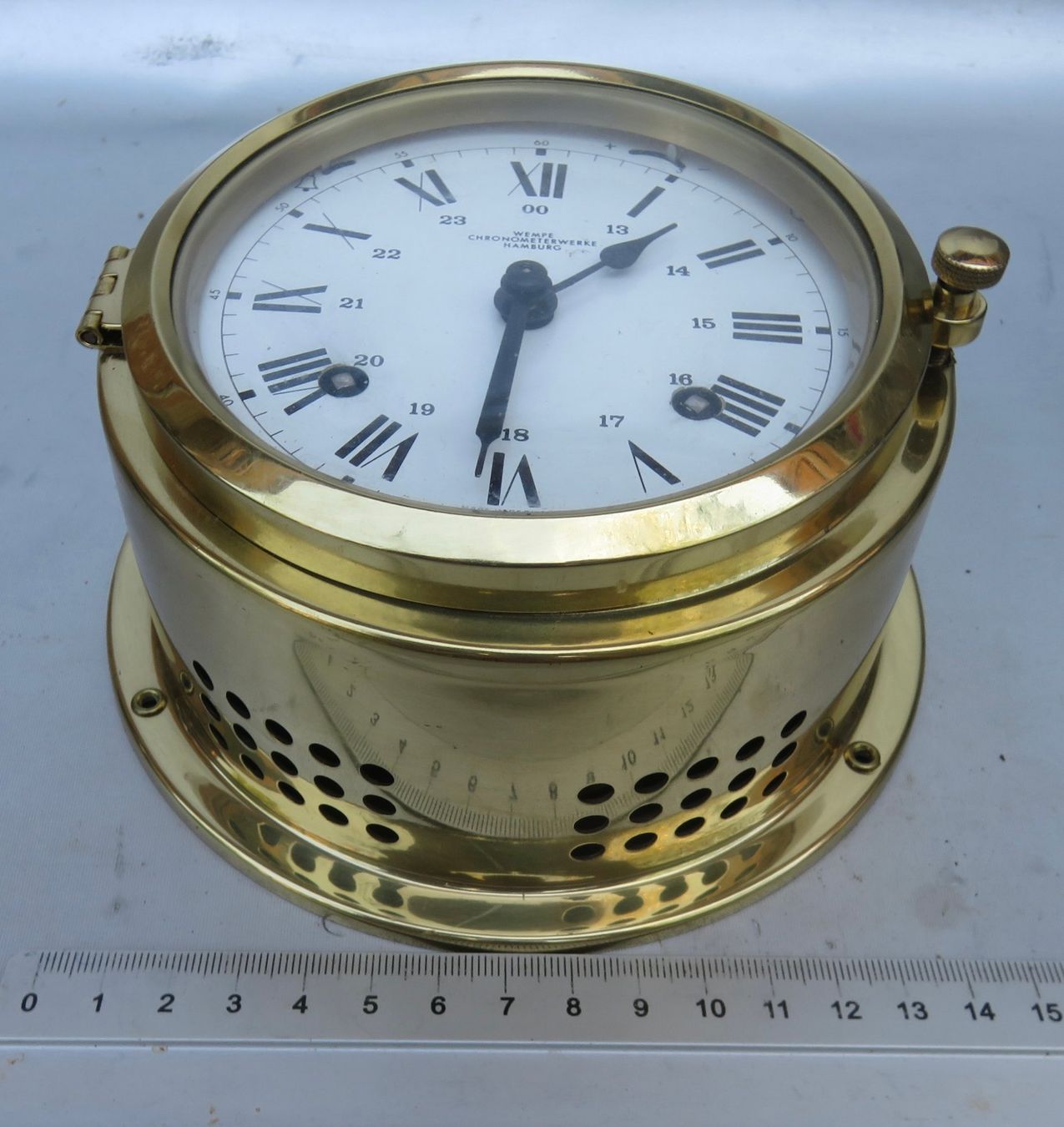 Montres: SCHIFFSCHRONOMETER  WEMPE CHRONOMETERWERKE HAMBURG – D'occasion à BERN par erassmusvonrotterdam 5
