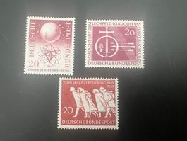Deutsche Bundespost  1955 Mi. Nr. 214-16 *   (4924)