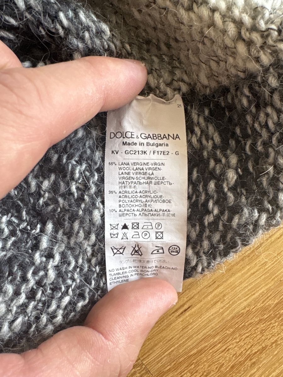 Dolce & Gabbana Maglioni & Felpe: Pull en laine Dolce & Gabbana – Usato da Fribourg venduto da bappenzell 2