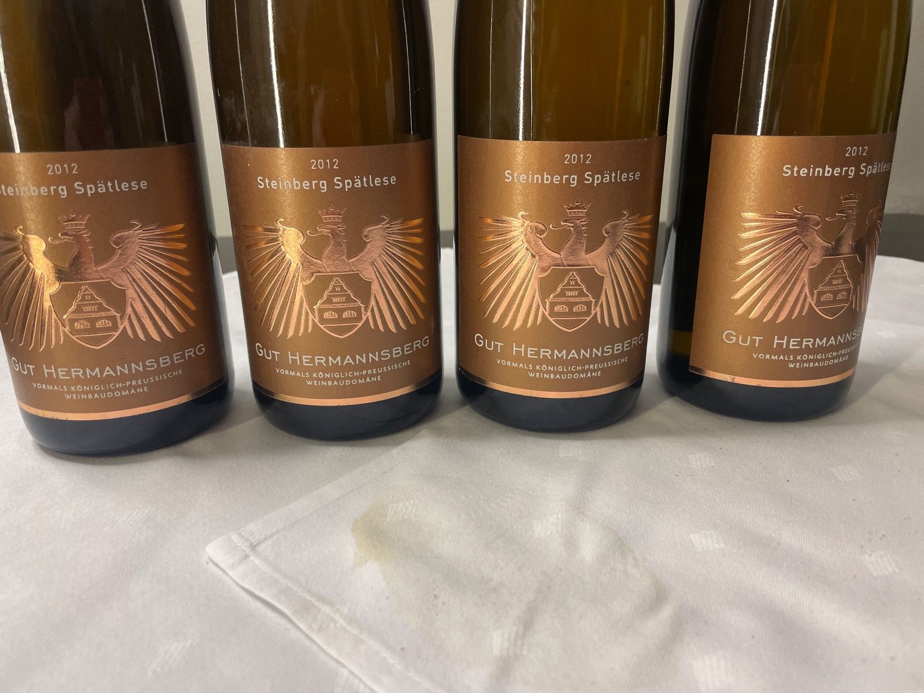Vino: 4 Flaschen Stenberg Riesling Spätlese 2012 – Usato da Hölstein venduto da kolumbus1964 2