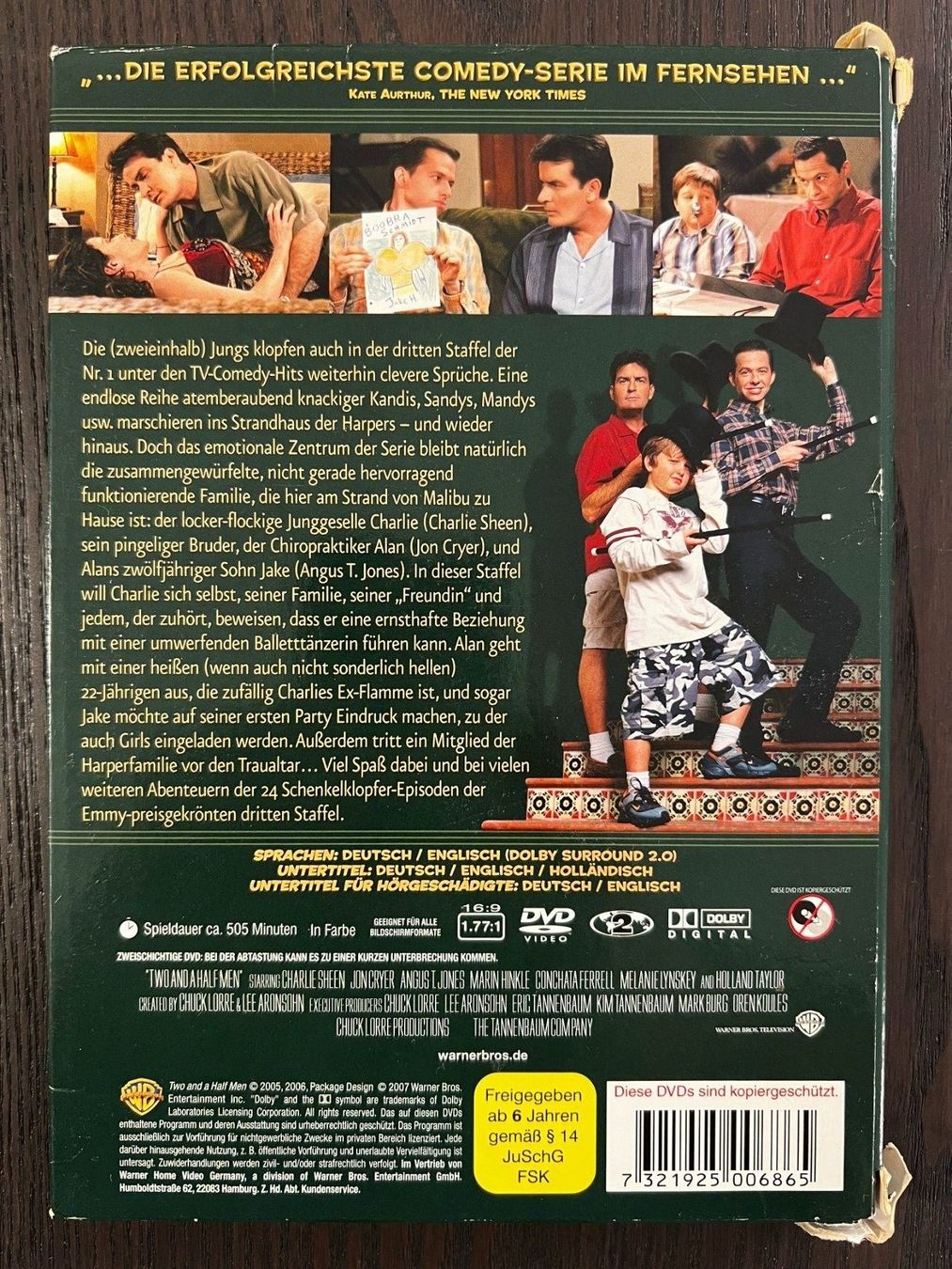Tutti i DVDs: Two and a Half Men Staffel 3 – Usato da Zürich venduto da FilmFreunde 1