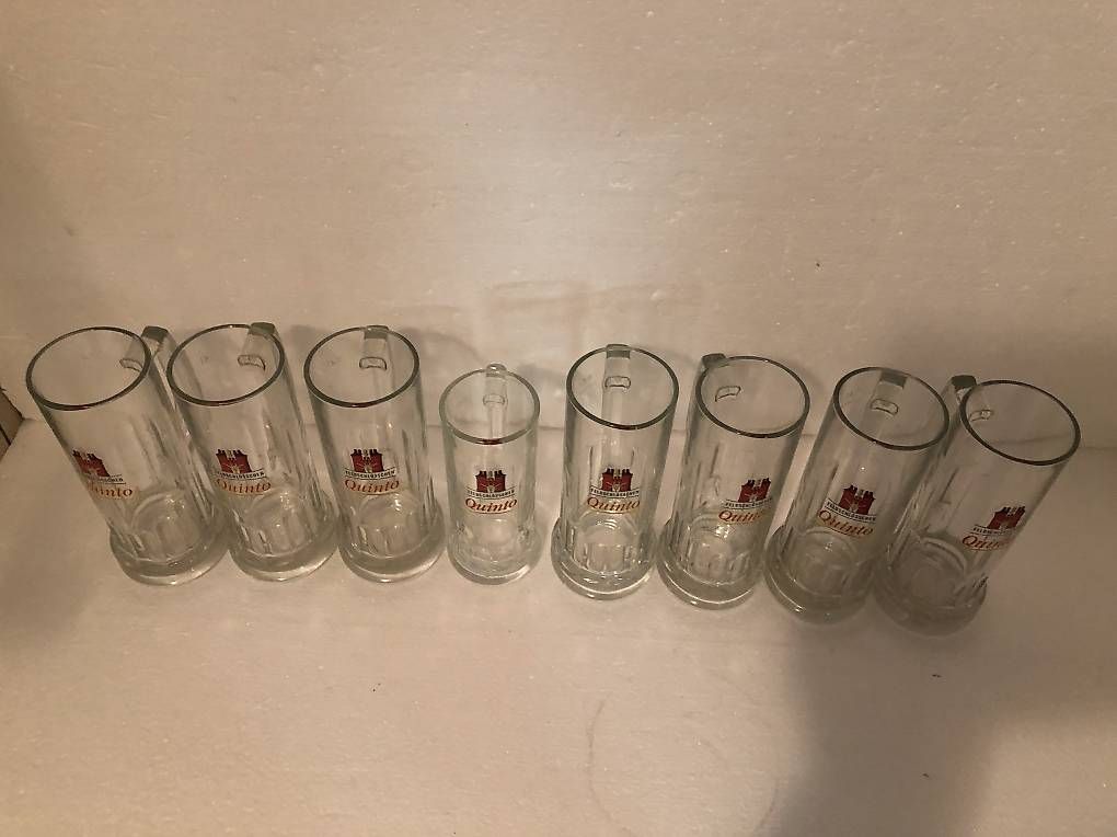 Feldschlösschen Bicchieri: 8 Bierhumpen Feldschlösschen – Usato da Bubendorf venduto da Mia111