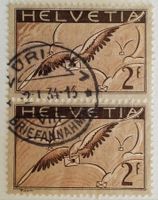 MA243) F13, Flugpostmarke Taube im paar Kt. 280.-++