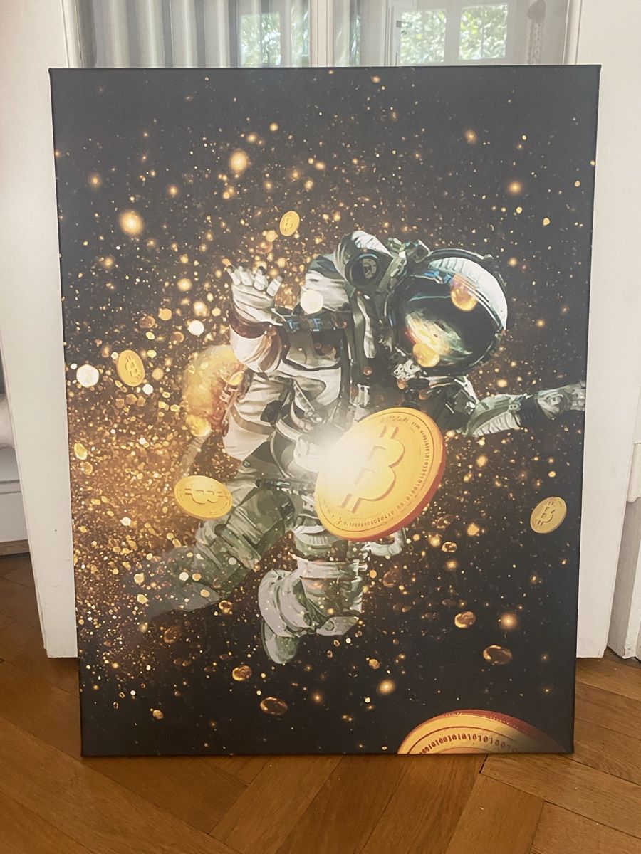Foto & Immagini: Bitcoin Astronaut Leinwand – Nuovo (secondo la descrizione) da Basel venduto da Daniel929 1