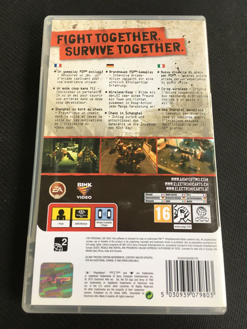 Sony Giochi: Army of Two 40th Day - PSP – Usato da St.Gallen venduto da Punktchen01 1