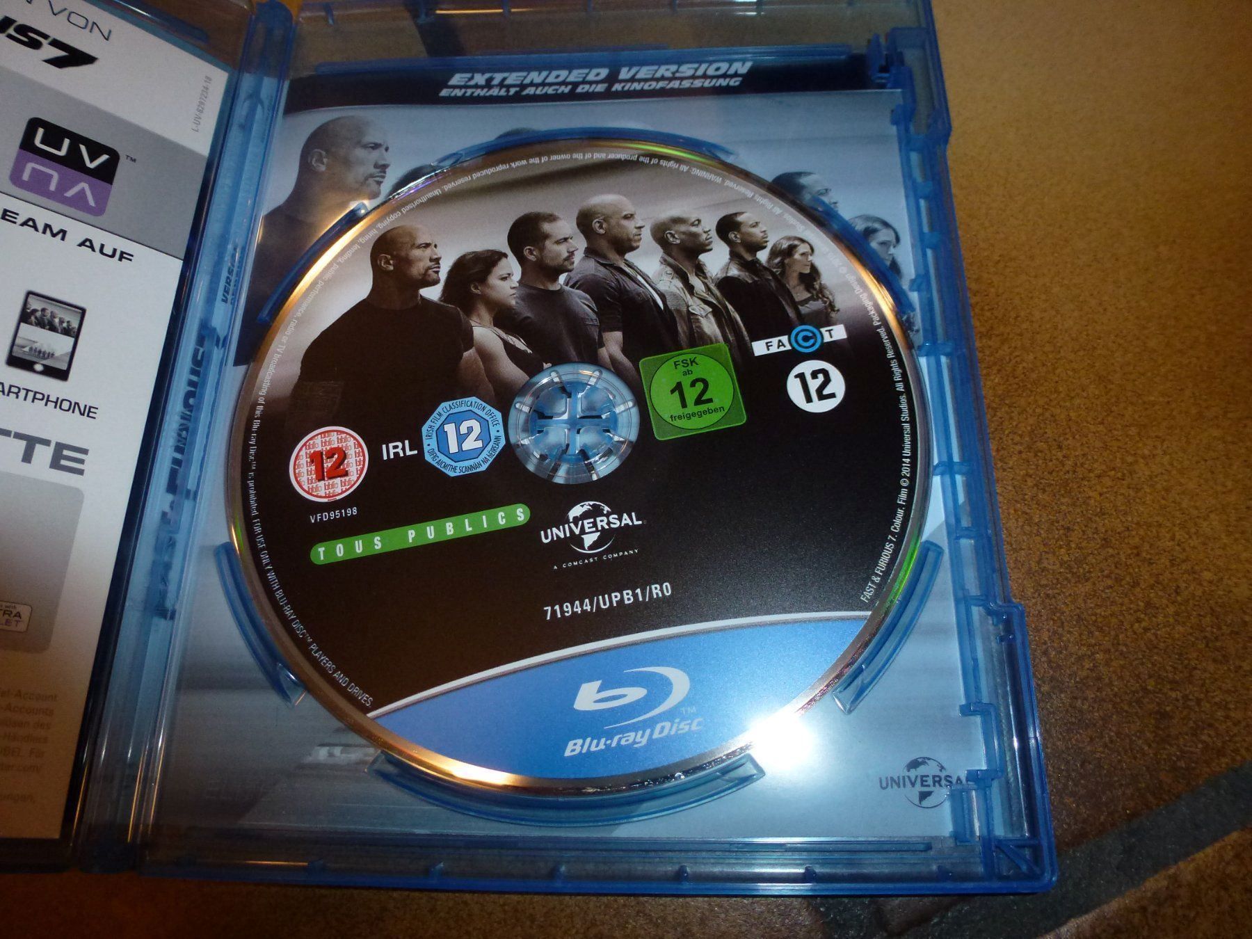 Tutti i DVDs: Fast & Furious 7 BLU-RAY – Usato da Olten venduto da Disc-Verkauf 1