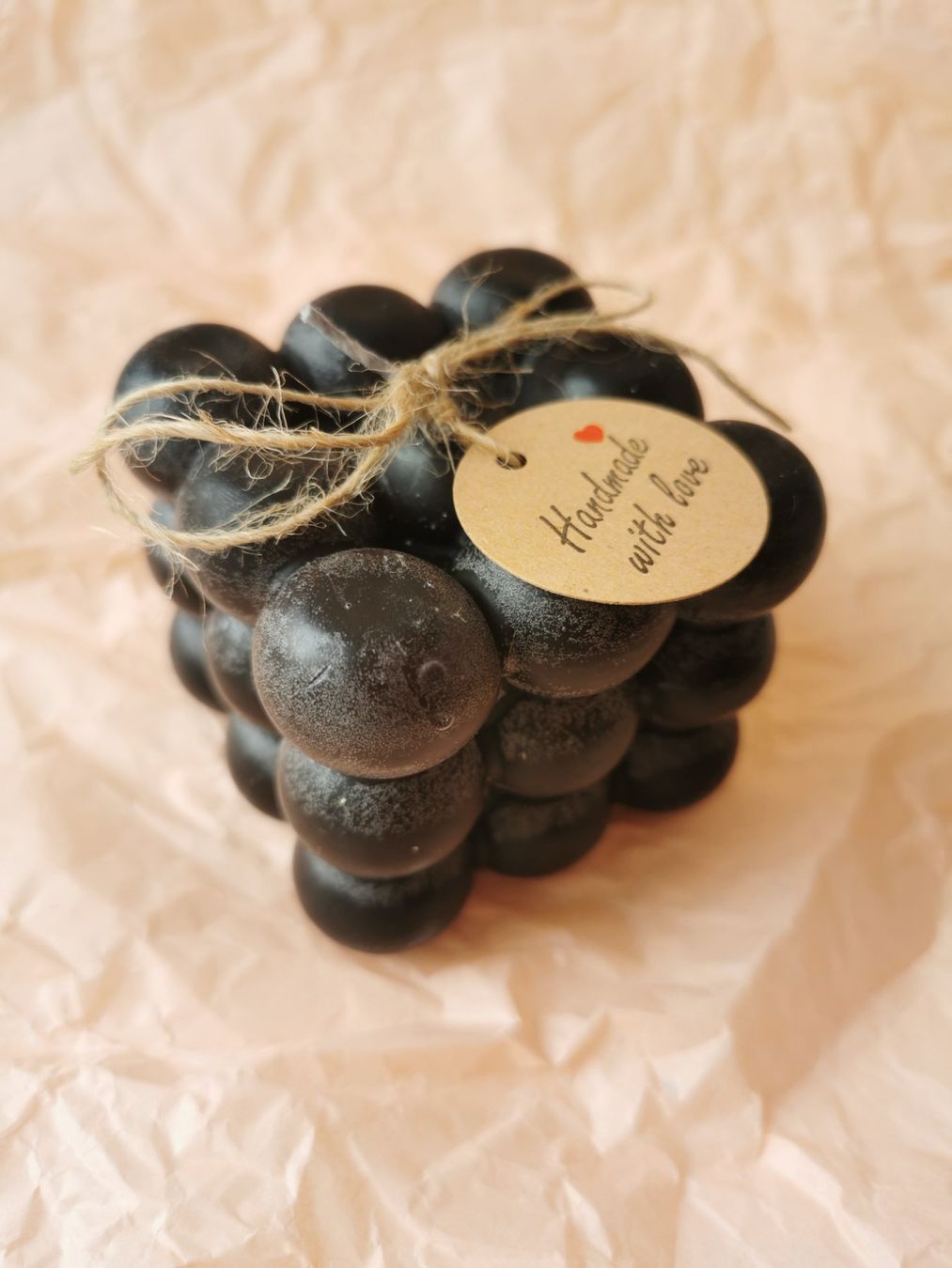 Kerzen: Bubble Kerze schwarz, Bubble Candle black, handgemacht – Neu und originalverpackt aus Wettingen von JasminL92-2 1