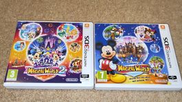 Disney Magical World 1 und 2 Nintendo 3DS Set gebraucht
