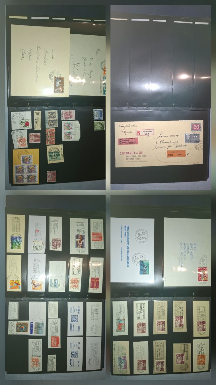 Tous les timbres: Heimatsammlung Luzern auf 40 Doppelseiten – D'occasion à Balgach par SIMEON27 7