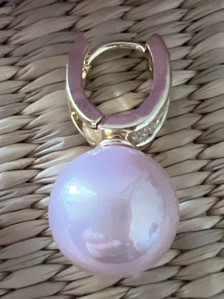 Orecchini pendenti & Orecchini a lobo: Elegante Ohrringe Perle rosa – Nuovo (secondo la descrizione) da Seon venduto da Sunny-Schmuck78 2