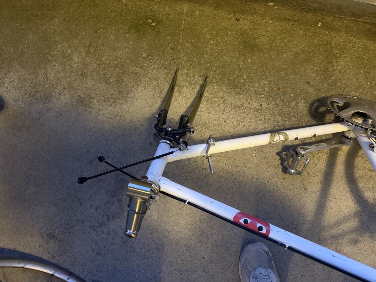 Velos: Rennrad Rahmen weiss  gebraucht – Gebraucht aus Zürich von fresh0001 2