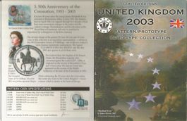 GROSSBRITANNIEN - EURO PROBESATZ 2003 - LIMITED EDITION, RAR