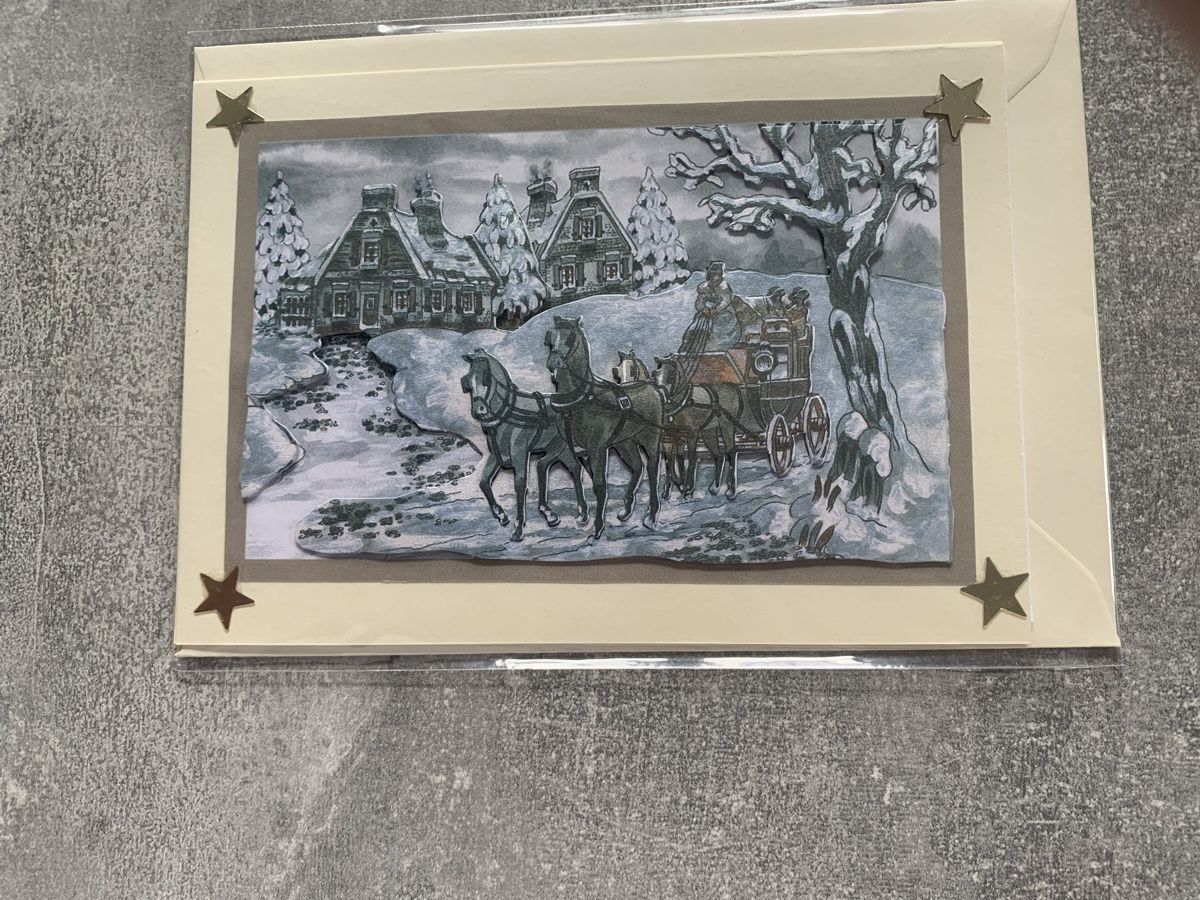 Karten: 3D-Karte Weihnachten – Neu und originalverpackt aus Amriswil von SCHLOSSGEISTLI