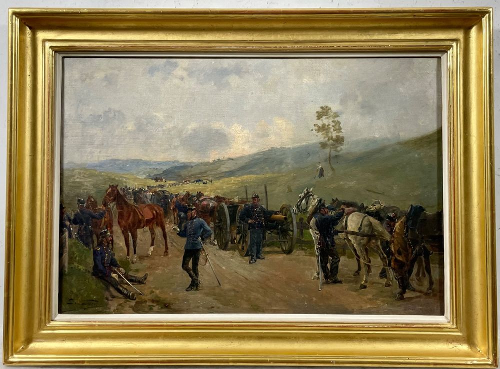 Edouard Castres (18381902) grosses Gemälde Kaufen auf Ricardo