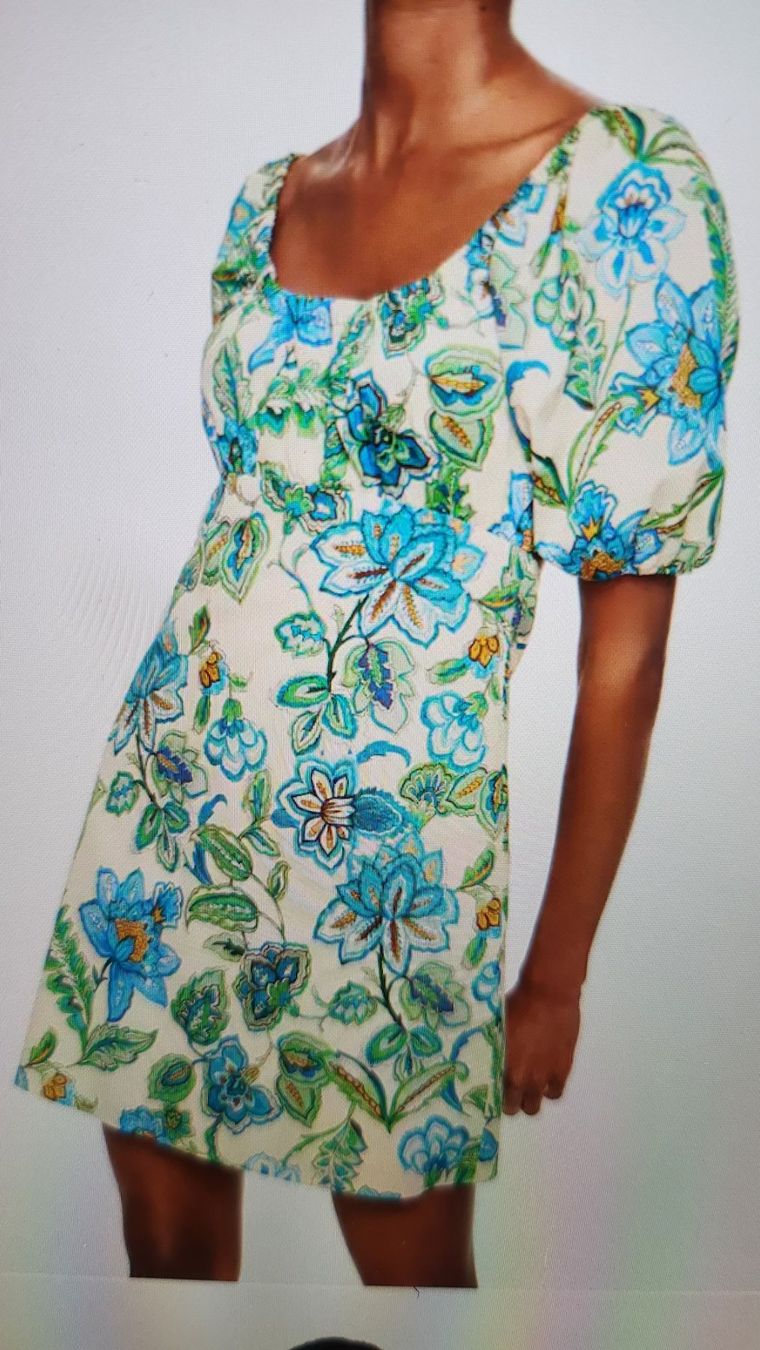 Mango Vestiti: Robe à fleurs MANGO, taille XL, coton, NEUF – Nuovo e nell'imballaggio originale da Agiez venduto da chouchanelle 9