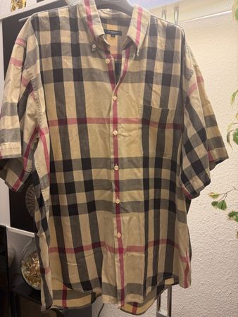 Burberry chemise à carreaux vintage, taille XL, coton