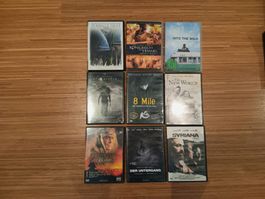 DVD Filme 9x Abenteuerfilme, Kriegsfilme, Thriller