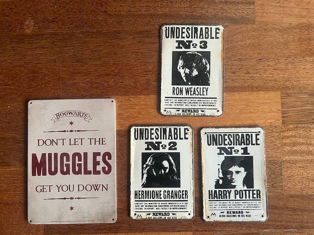 Insegne: Harry Potter Blechschilder – Usato da Wettingen venduto da ame_wxp2