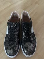 MJUS Grösse 37 metallic schwarz-silber neuwertig