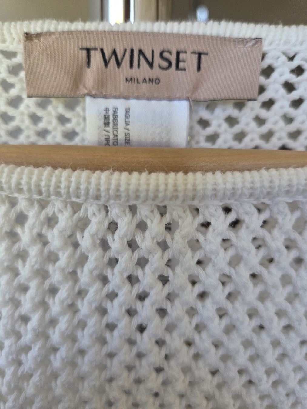 Twinset Pullover & Sweatshirts: ​Wunderschöner TWINSET Milano Ajour-Pullover / Strickpulli – Neu (gemäss Beschreibung) aus Scherzingen von tan_l9n2 1