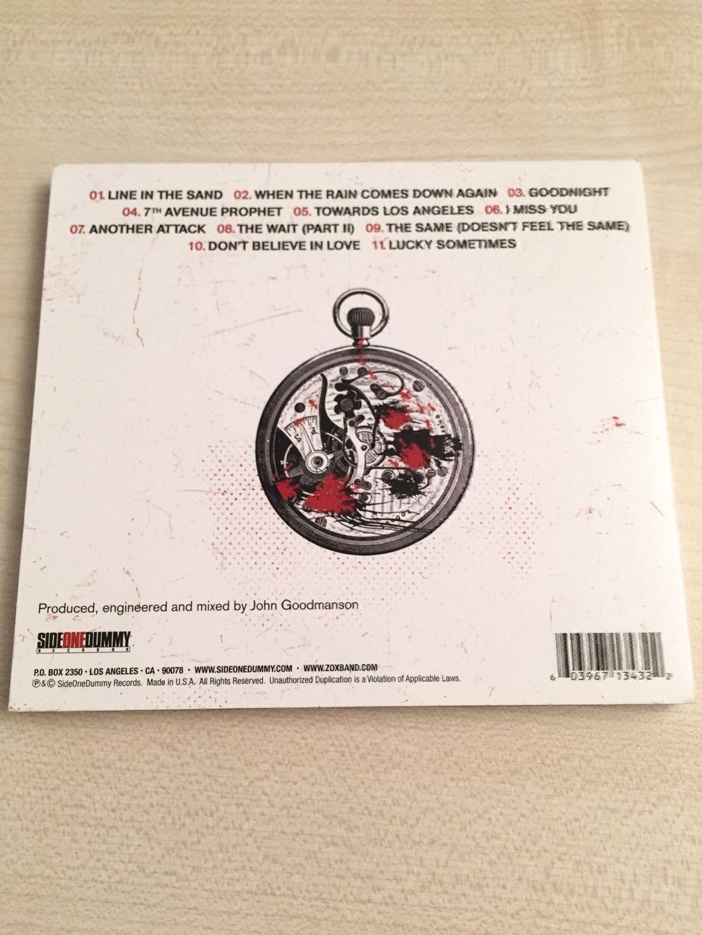 CD: Zox - Line in the Sand – Usato da Rüti ZH venduto da alumedien 1
