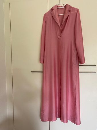Seidiger Morgenmantel La Perla 36 rosa