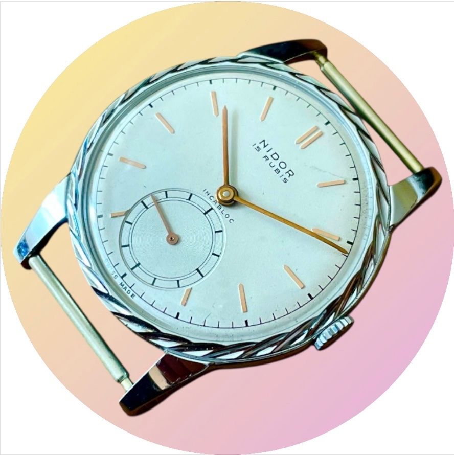 Swiss Orologi: Nidor Swiss Vintage Uhr – Usato da lyss venduto da Uhrenparadies 2