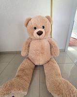 Grosser Teddybär hellbraun Plüschtier 130 cm neuwertig