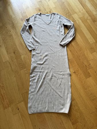 Warmes Mango Strickkleid Gr. XS beige kuschelig