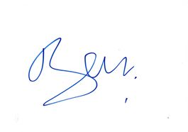 Bono Vox 1960- U2 Autogramm signiert Karte 20x30cm