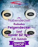 Land Rover Nabendeckel Nabenkappen Felgendeckel 62 mm Neu