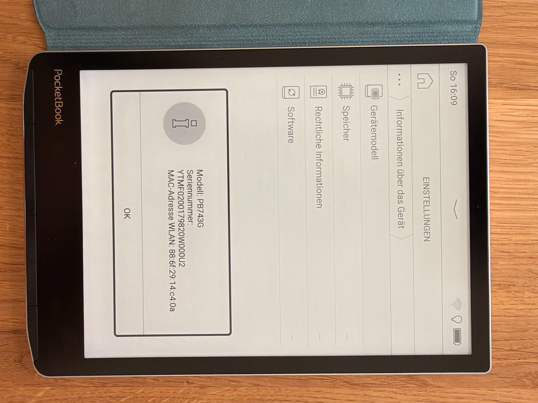 PocketBook Tablet PC: Pocketbook Inkpad 4 mit Hülle – Gebraucht aus Bern von gsx-trade 1