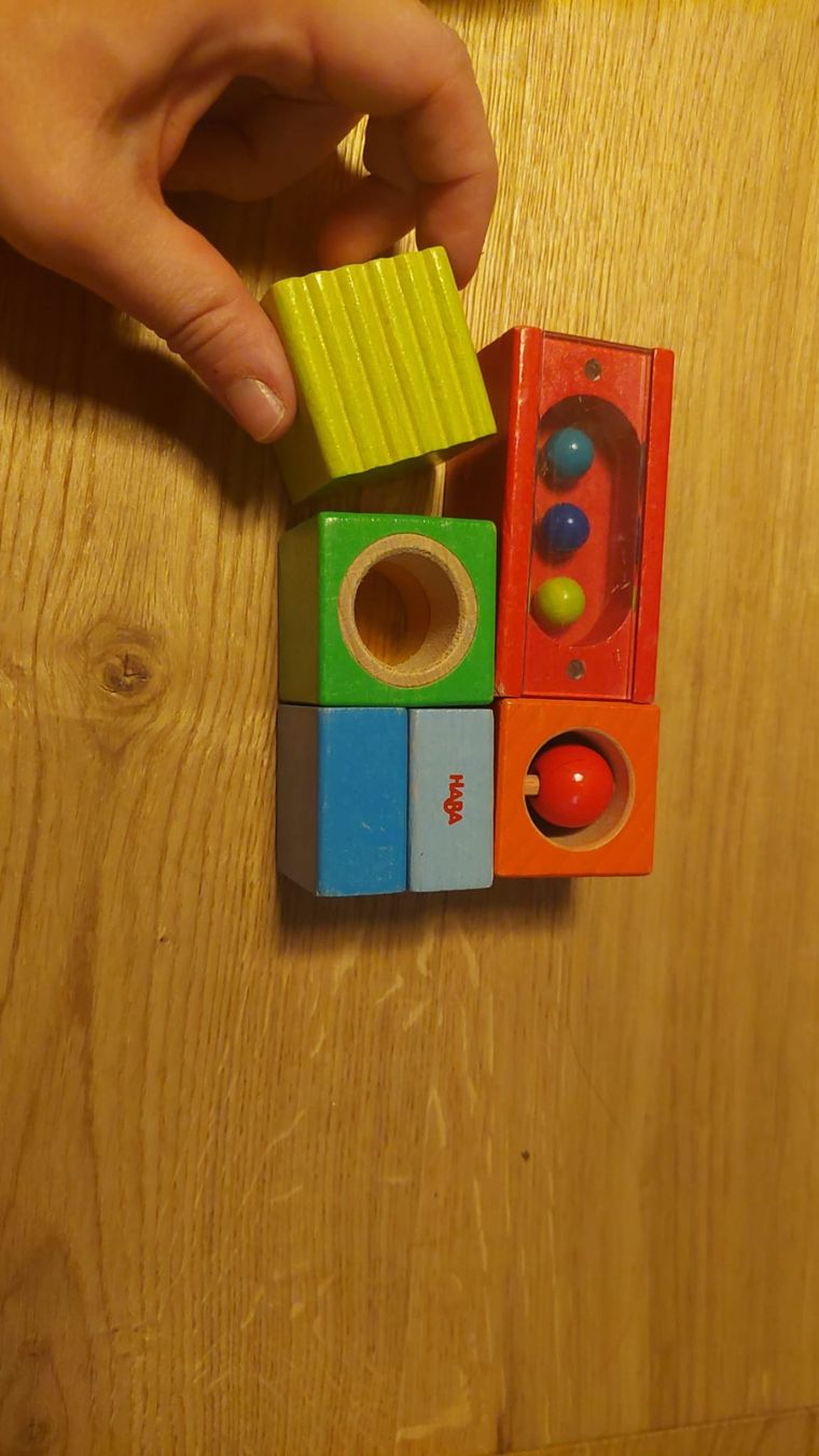 Haba Giocattoli: HABA Klang- & Sinnesbausteine Set – Usato da Binningen venduto da sch_89j7 2