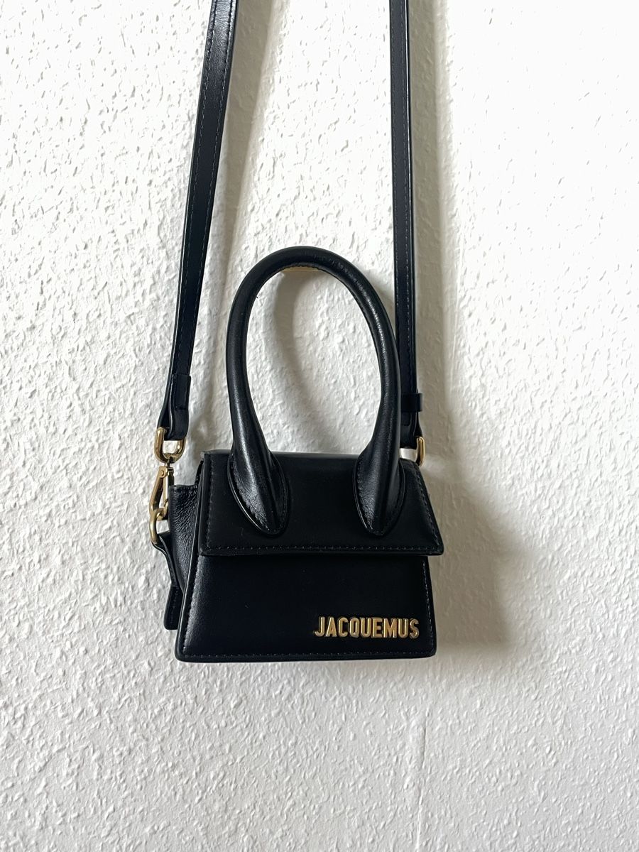 Jacquemus Borse: Jacquemus Le Chiquito Handtasche Schwarz Leder – Nuovo (secondo la descrizione) da Zürich venduto da geraldinebiene 3