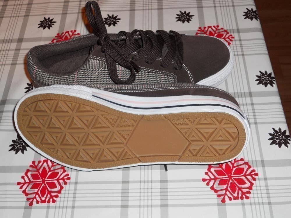 Herrenschuhe: Neu: BigStar Schnürschuhe - braun gemustert - Gr. 42 – Neu (gemäss Beschreibung) aus Uznach von Laeuffer 3