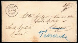 BELEG VON LOCO NACH BELLINZ. DANN NACH TESSERETE 1894 - ME8