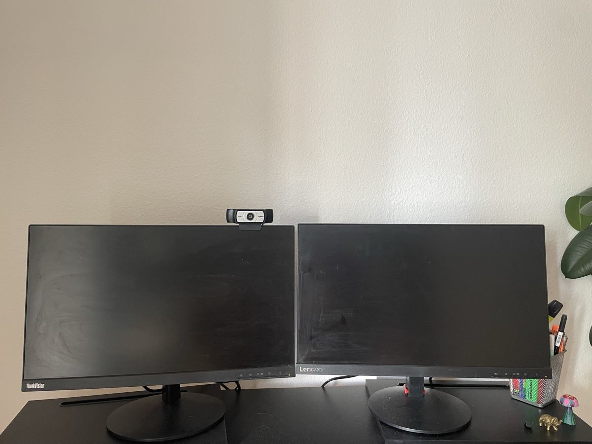 Lenovo Ecrans: Monitor 2x plus Kamera – D'occasion à Bern par Julia.berchtold
