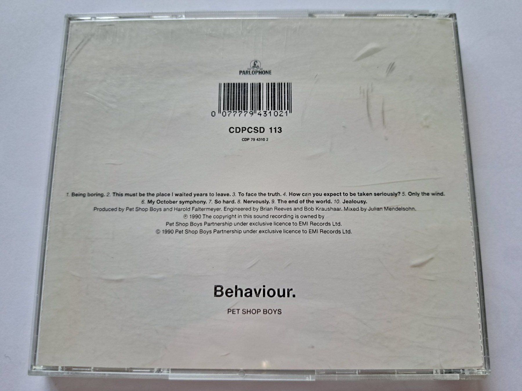 CDs: Cd Pet Shop Boys - Behaviour – Gebraucht aus Pully von bro_n52j 1
