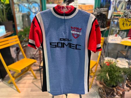Rennvelo Trikot Vintage Radtrikot Cicli Somec Gr. L