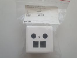 AP Steckdose Multimediadose EDIZIOdue 2×RJ45 96531005