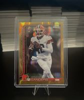 2025 Topps Chrome - Shedeur Sanders Gold Lava Refractor 8/50