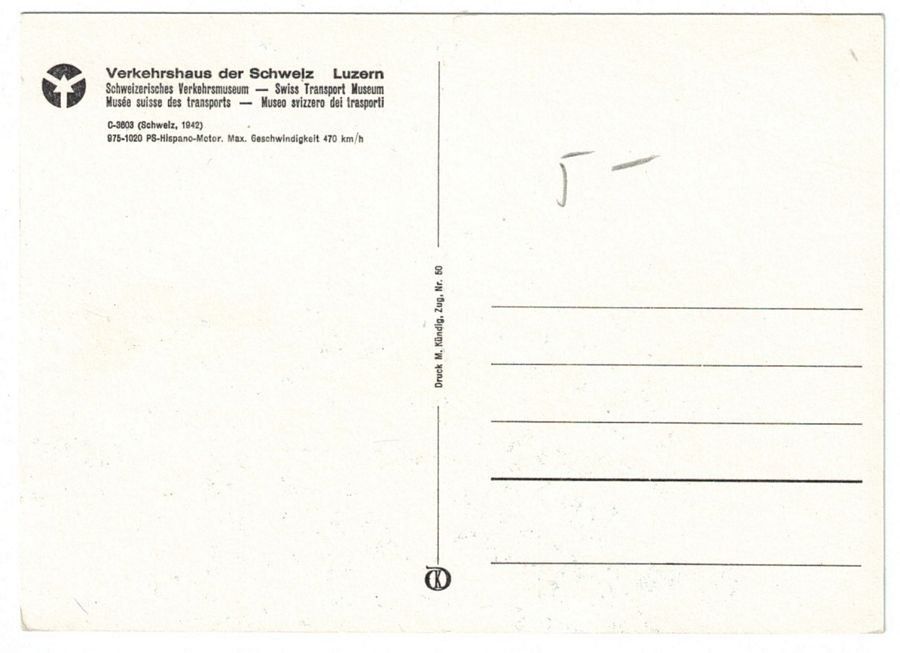 Cartoline postali: C-3603, Schweiz 1942 – Usato da Frauenfeld venduto da POML 1